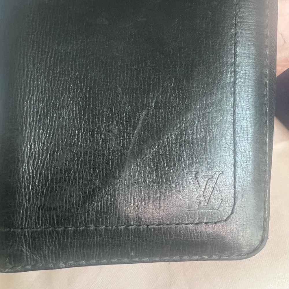 Louis Vuitton Classic Black leather zippy wallet organizer - Picture 4 of 16